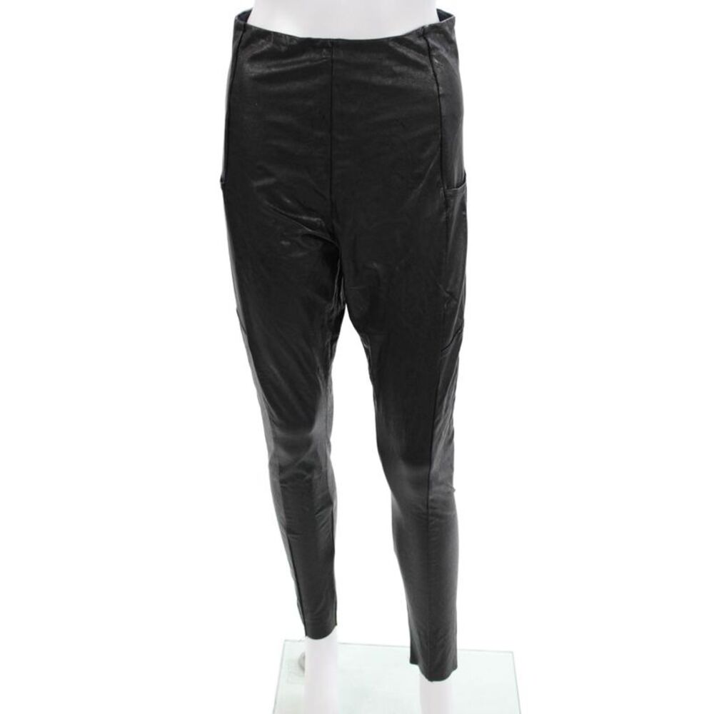 Commando Womens Ankle Jegging Black Biker Solid Size L